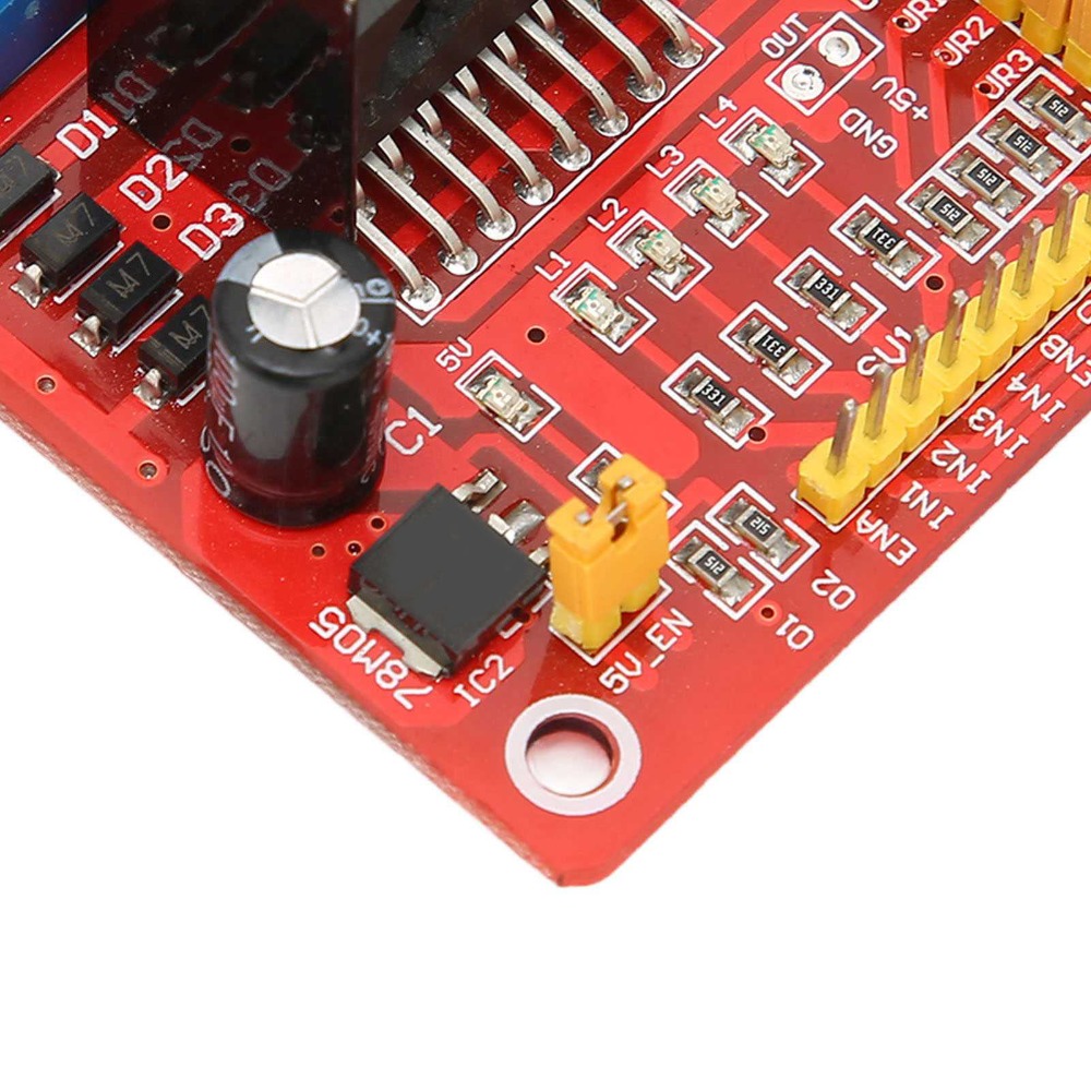 Motor Driver L298N - L298N Schrittmotor-Treibermodul 5V-35V 2A Dual H-Brücke