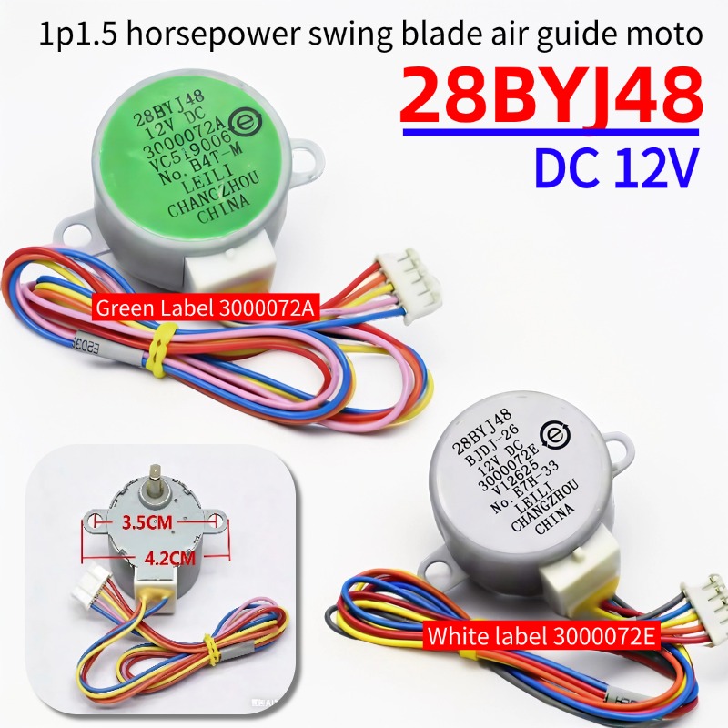 Dc Motor 12V - DC 12V 28BYJ48 Schrittmotor für Klimaanlagen