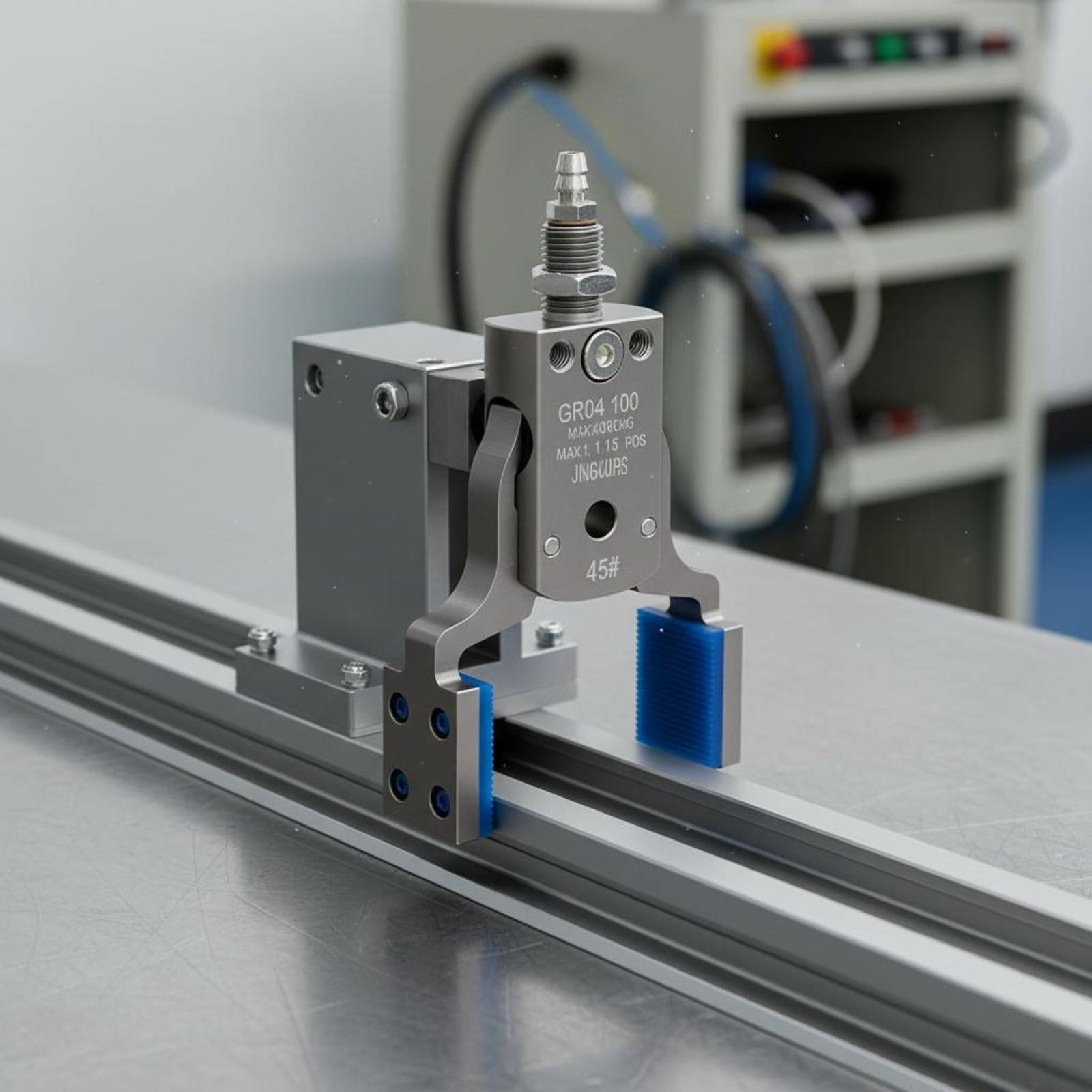 Robot Gripper - Mini Pneumatischer Greifer Starke Klemmkraft Breitöffnender