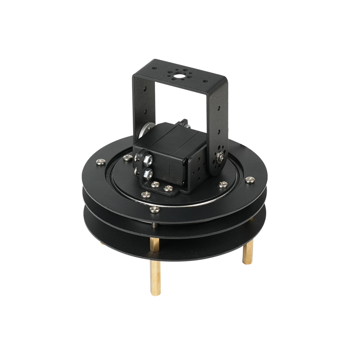 Servo Bracket - Hiwonder Unmontiertes 2-DURF-Pan-Tilt-Digital-Servo-Kit, Vollmetallhalterung für den