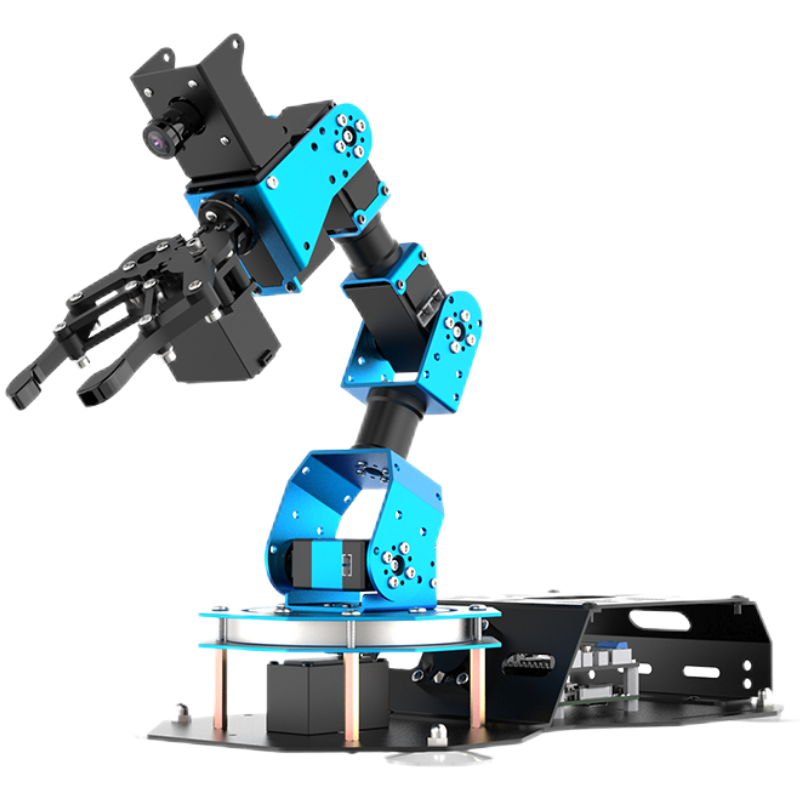 Ros Robot - 6-Achsen-Roboterarm mit Servoklauen, KI-gesteuerter FPV-Kamera, Palettierer,