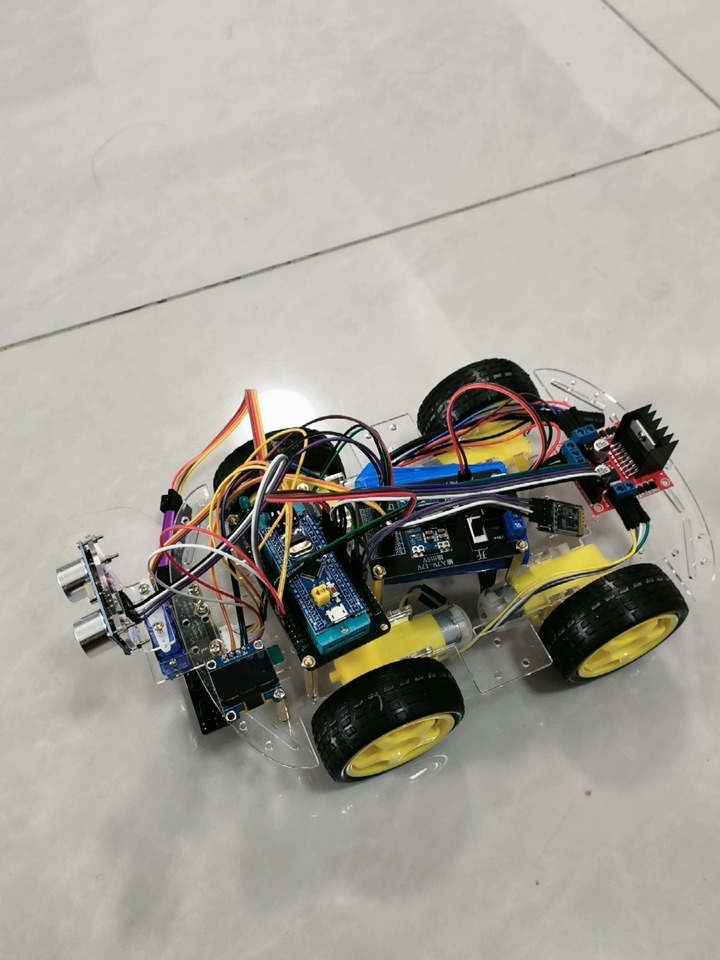 Robot Bluetooth Car - STM32 Intelligentes Kleines Auto mit Hindernisvermeidung,