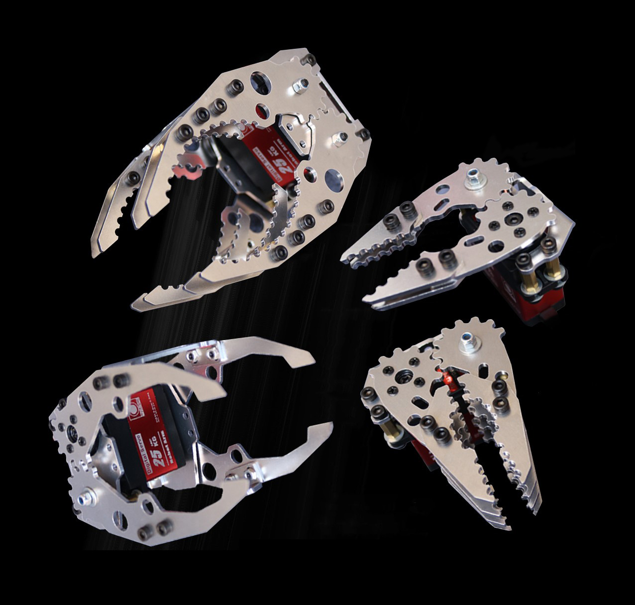 Robot Gripper - Handklauenklemme aus Metall mit mechanischem Greifer