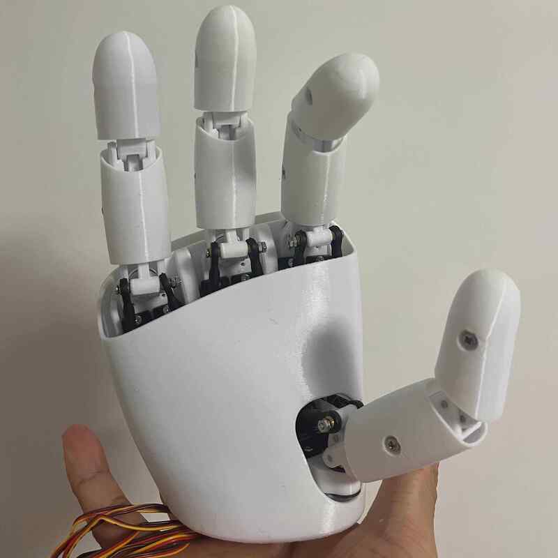 Robot Gripper - AmazingHand 8 DOF Roboterhand 3D-Gedruckte Mechanische