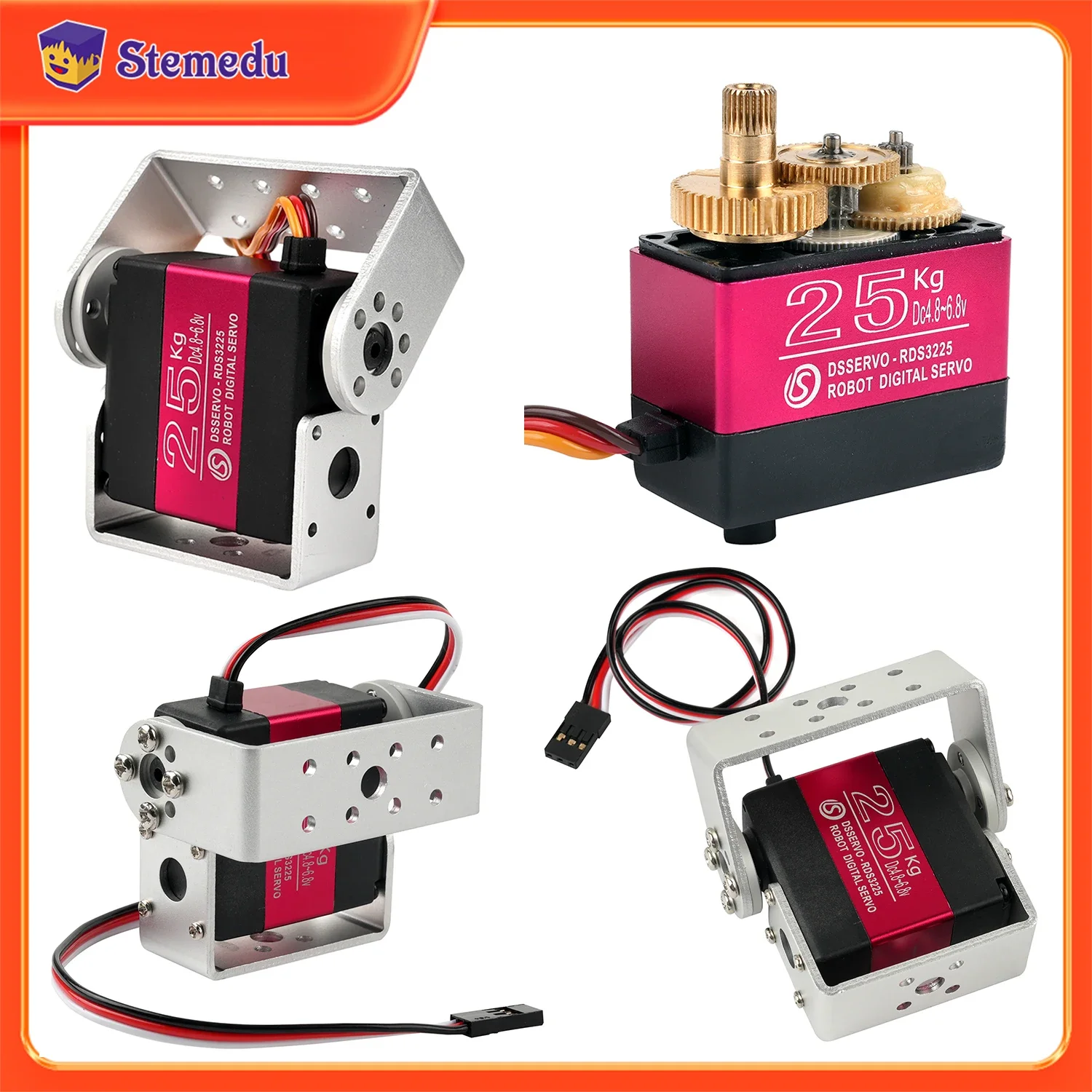 Servo Bracket - 25 kg Roboter Digital Servo High