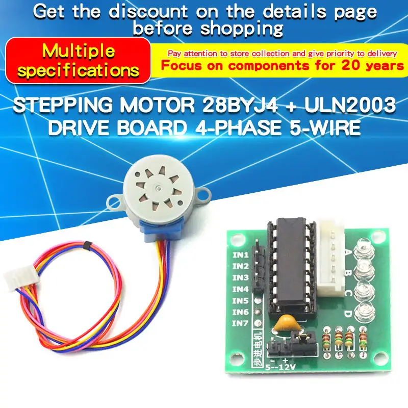 Uln2003 Driver - 1PCS 28BYJ4 Schrittmotor ULN2003 Fahrer Bord