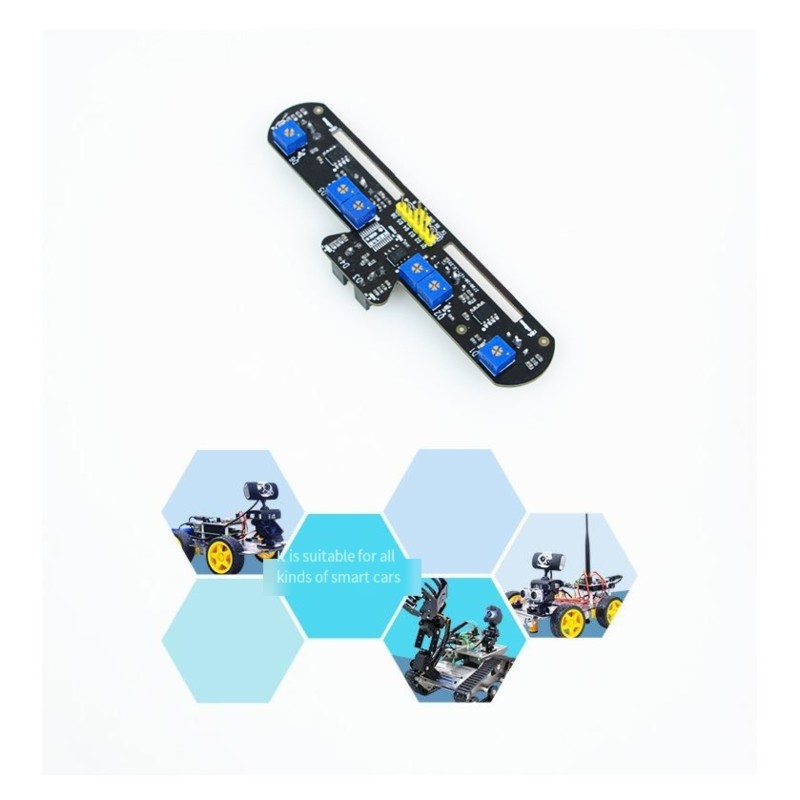 Robot Bluetooth Car - Y43A-6-Kanal-Infrarot-Tracking-Modul für Robotik – intelligenter Sensor