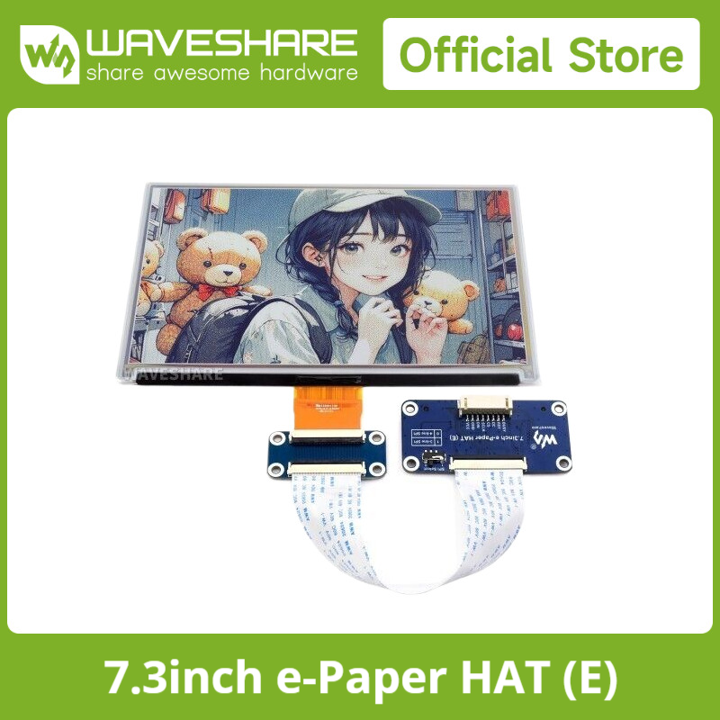 Arduino Robot - Waveshare 7,3-Zoll-6-Farben-E-Paper-Display, E-Ink-Display, geringer Stromverbrauch, 800×480,