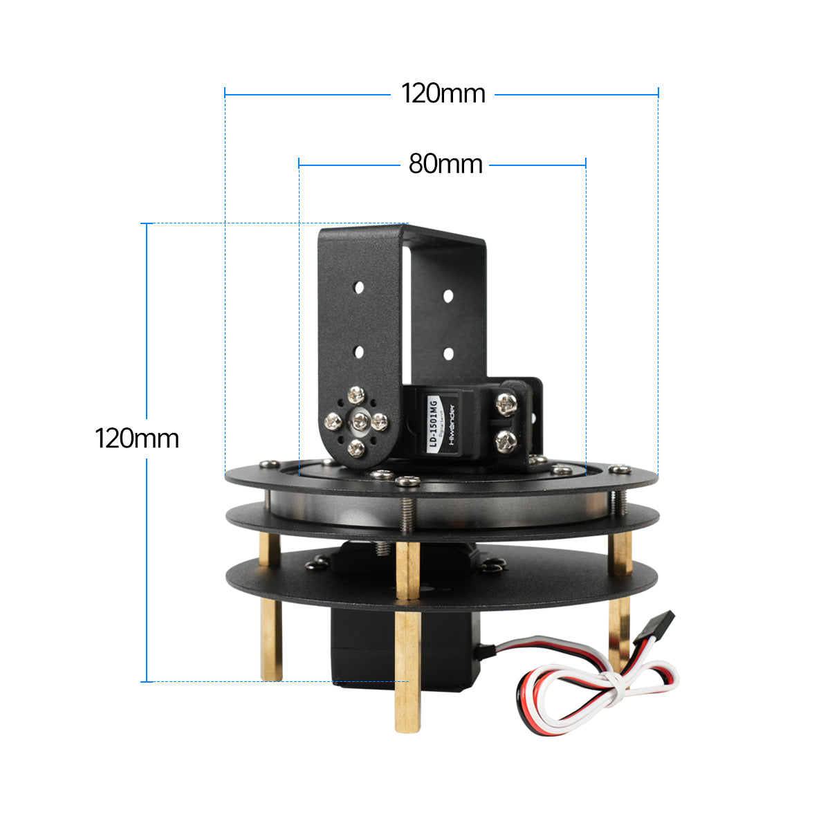 Hiwonder Unmontiertes 2-DURF-P – Servo Bracket Bewertung und Preis