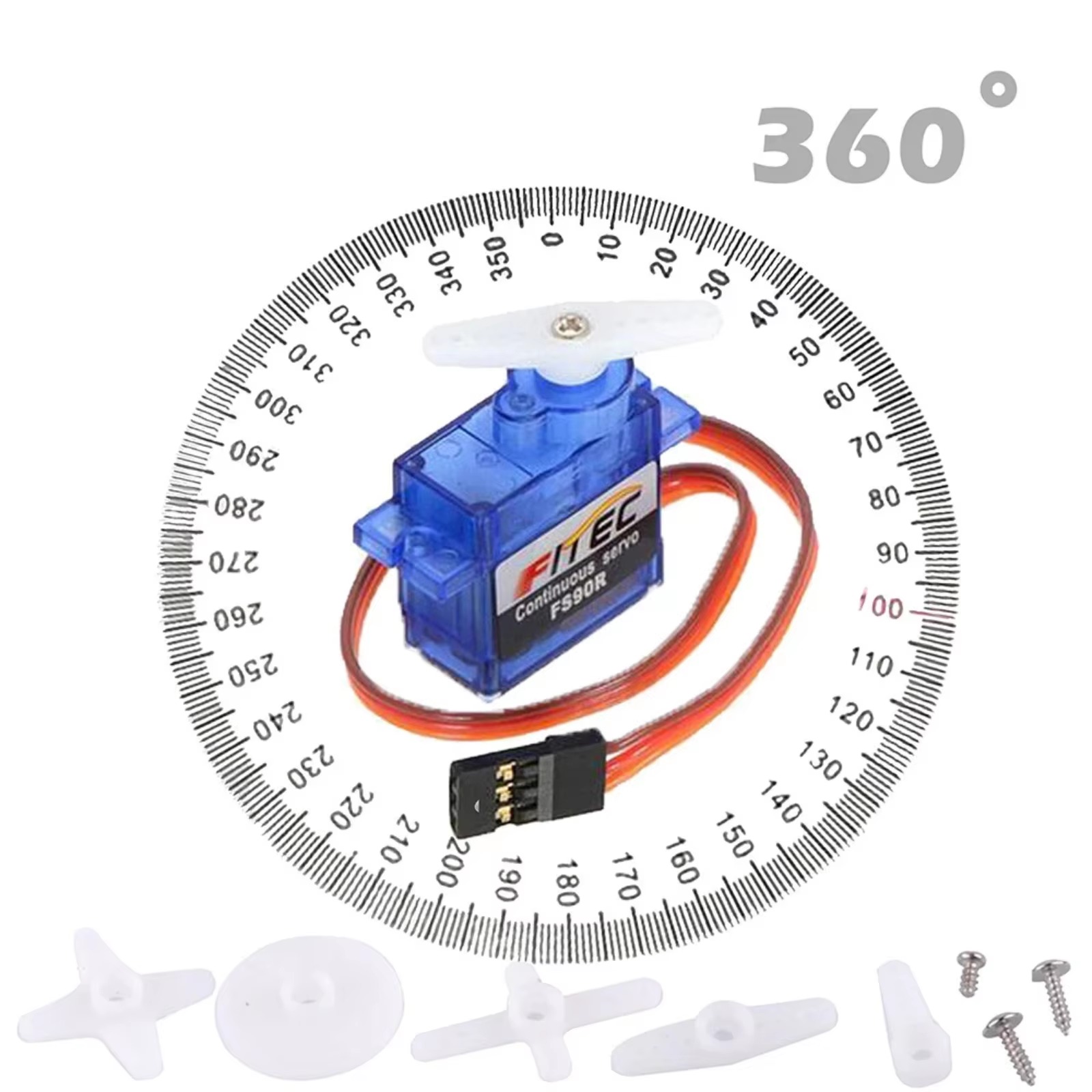 FS90R 9g Servo 360 Grad Kontin – Arduino Robot Bewertung und Preis