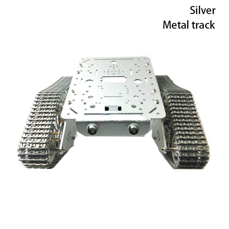 Metallisches 2WD-Panzerfahrzeu – Tracked Robot Chassis Bewertung und Preis