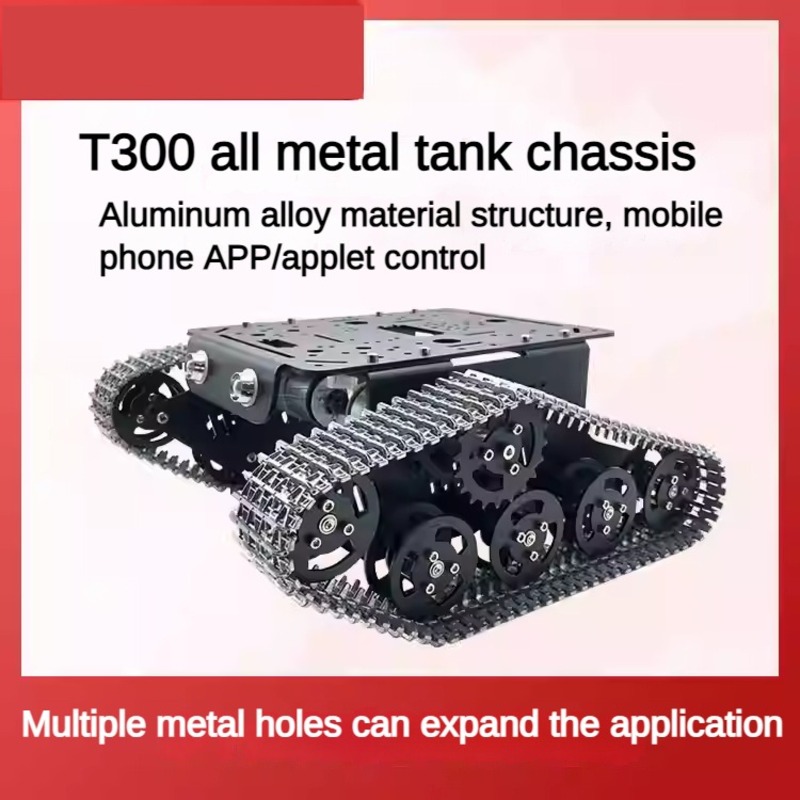 Metallisches 2WD-Panzerfahrzeu – Tracked Robot Chassis Bewertung und Preis