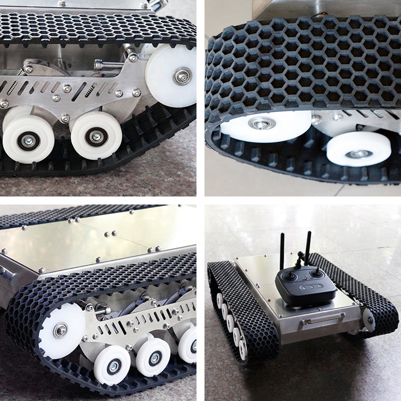 Gummiketten-Roboter-Chassis-Pl – Robot Chassis Bewertung und Preis