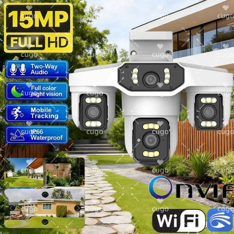 15MP 8K WLAN IP-Kamera mit dre – Pan Tilt Bracket Bewertung und Preis