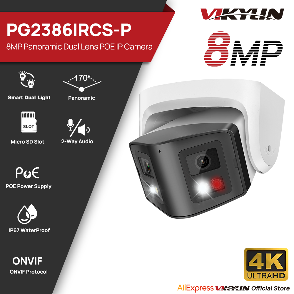 Vikylin 8MP Panorama-Smart-Dua – Pan Tilt Bracket Bewertung und Preis