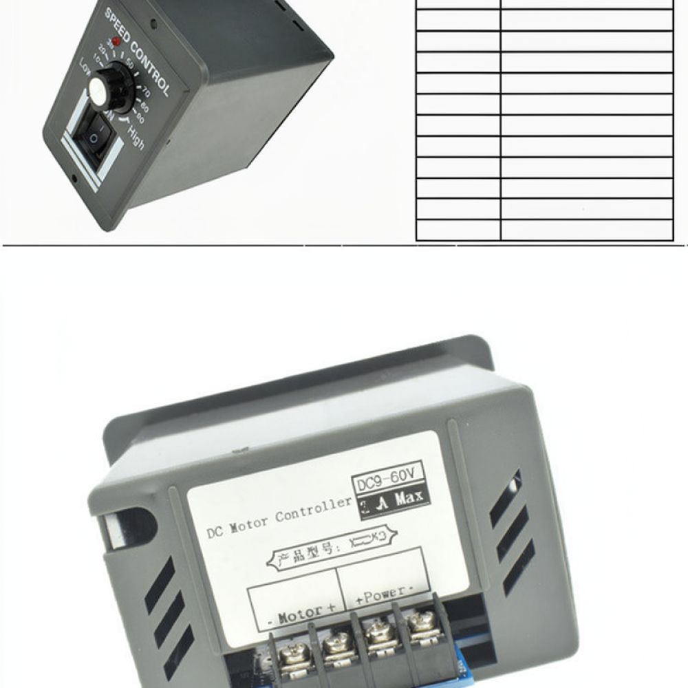 Variable DC-Motor-Drehzahlrege – Dc Motor 12V Bewertung und Preis