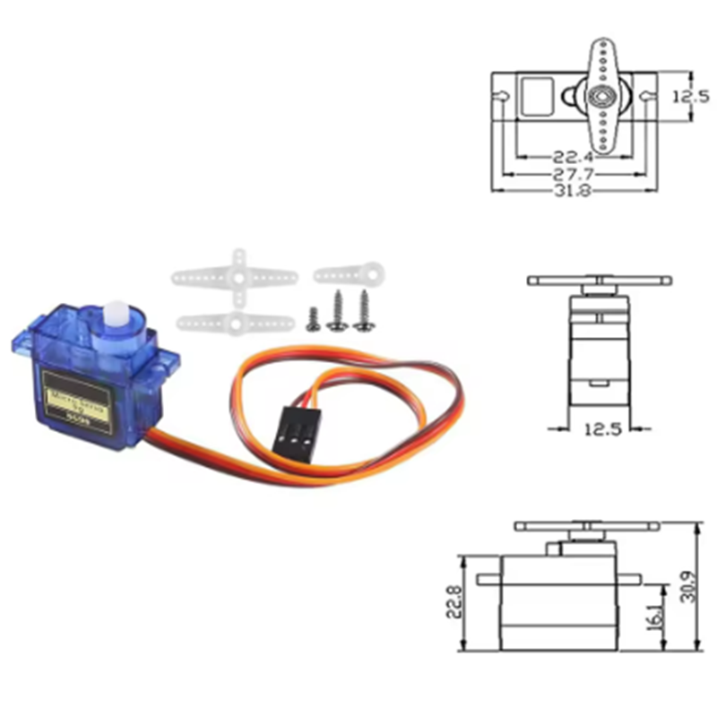 1-10PCS SG90 9G Micro Digital  – Sg90 Servo Bewertung und Preis