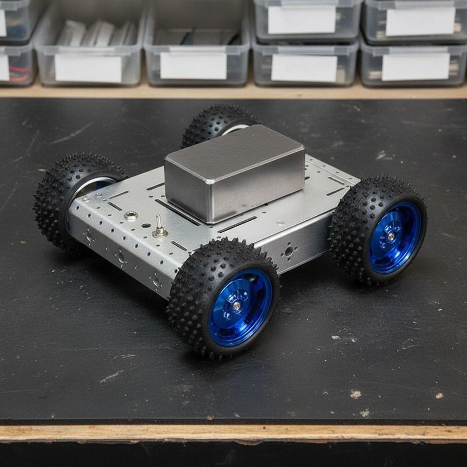 4WD Smart Car Chassis 1,5 kg T – Robot Chassis Bewertung und Preis