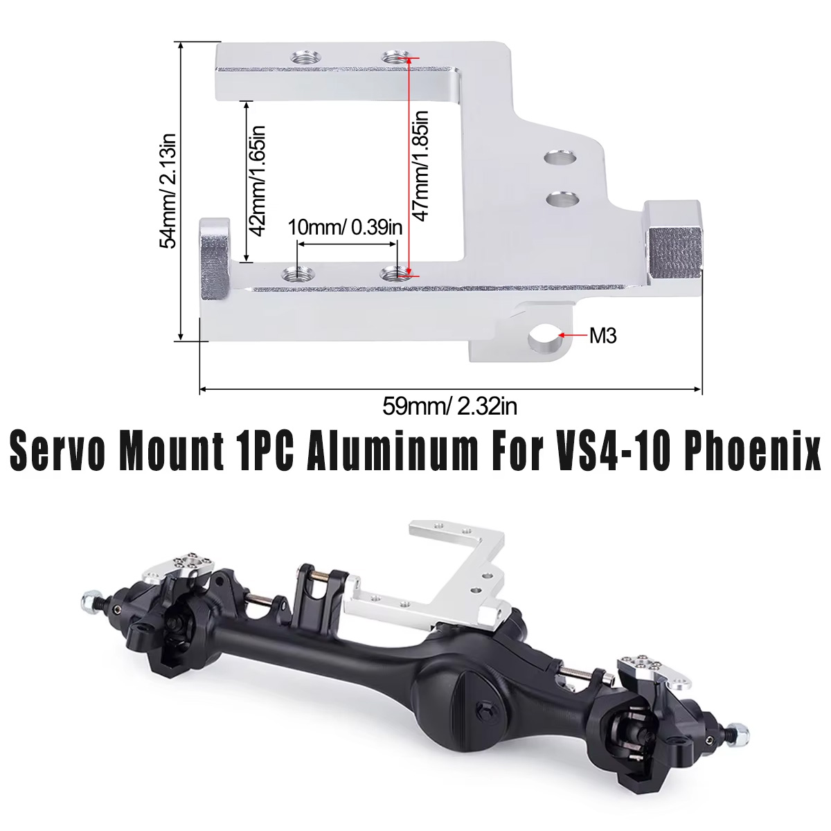 1 Stück Aluminium-Servohalteru – Servo Bracket Bewertung und Preis
