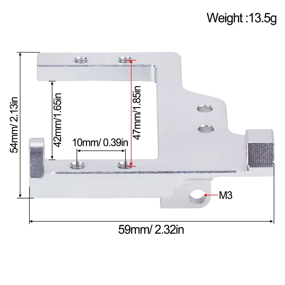 1 Stück Aluminium-Servohalteru – Servo Bracket Bewertung und Preis