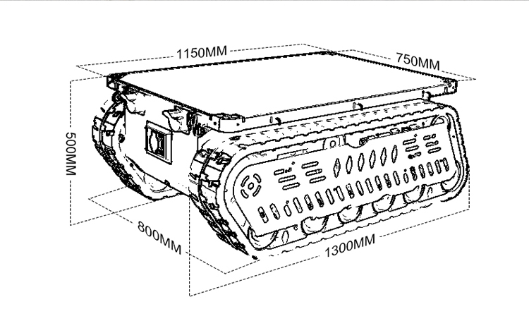 Robuste Panzerfahrgestell-Robo – Robot Chassis Bewertung und Preis