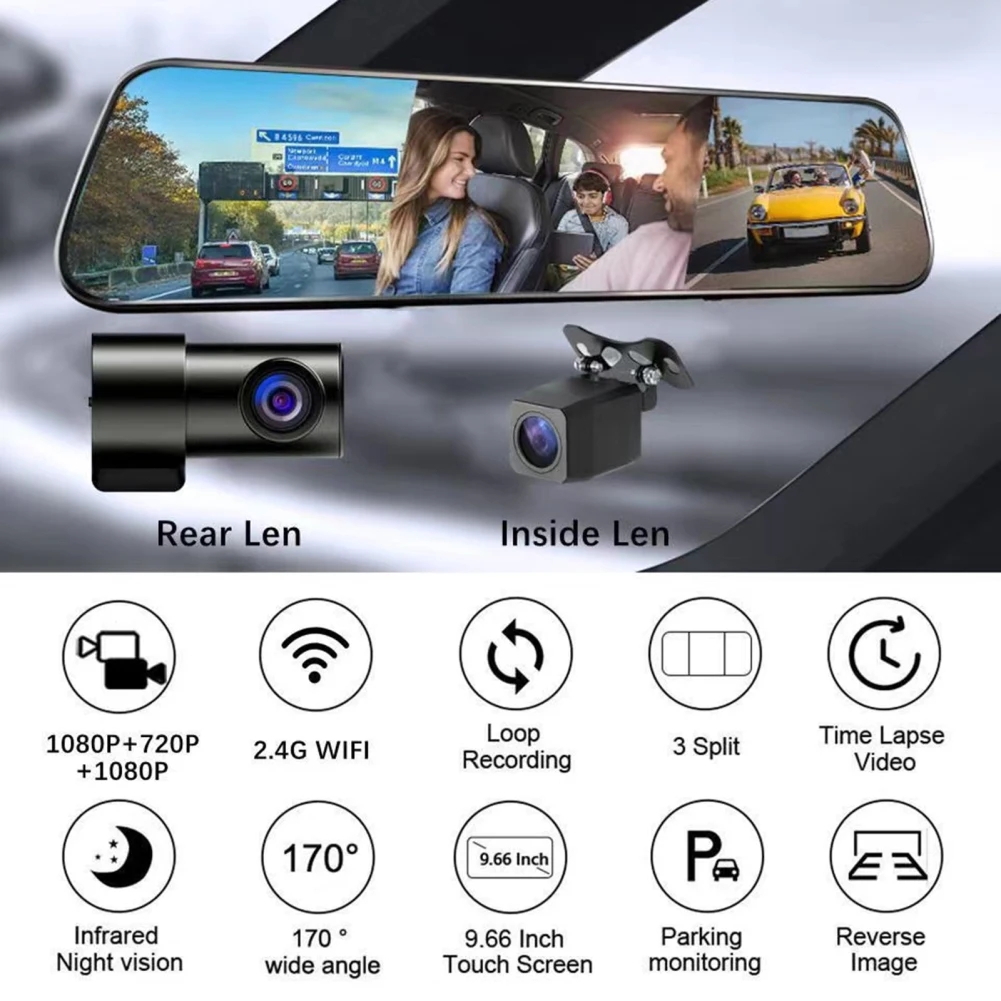 3 Kanal Dash Cam Autos piegel  – Infrared Obstacle Sensor Bewertung und Preis