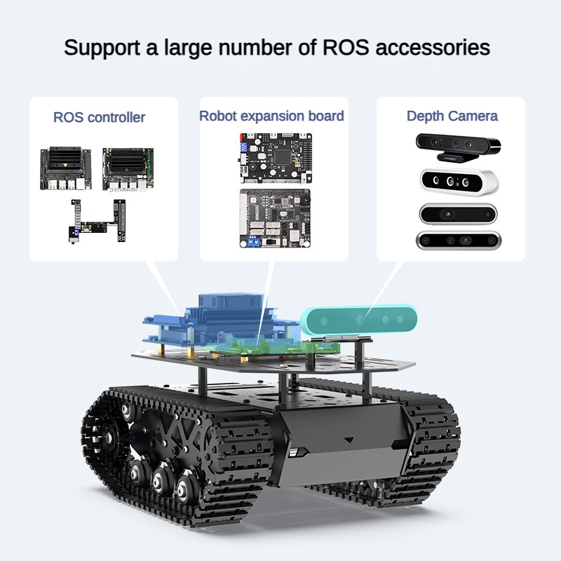 RC-Panzer, 10 kg Traglast, sta – Tracked Robot Chassis Bewertung und Preis